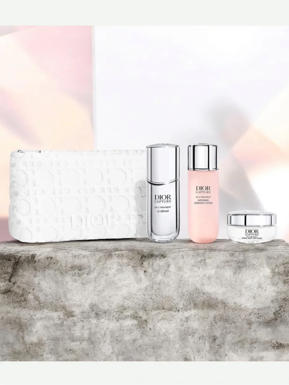 Dior Set -Capture Totale Intensive Essence Lotion, Le Sérum & Day Cream w/ pouch